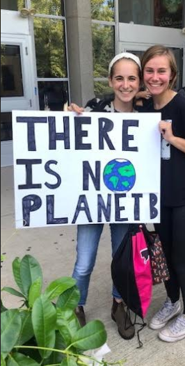 FLHS Seniors Josephine Koeck (left) and Danielle Wilklow (right). Missing from photo: Lila Nulf. 