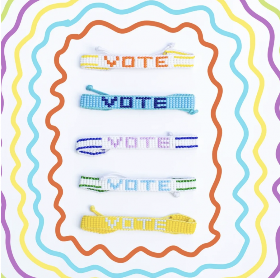 Ubuntu Life, a sustainable fashion company in Kenya, has created VOTE beaded bracelets to encourage people to vote.