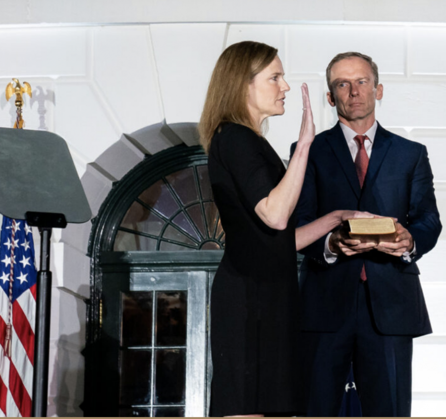 Amy Coney Barrett was sworn in as a Supreme Court Justice on October 26 after being confirmed by the Senate.