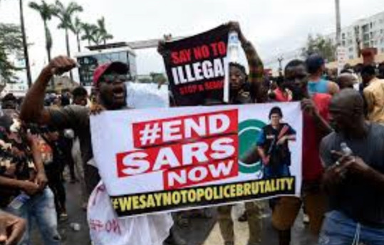 Protests erupt across Nigeria against police brutality.