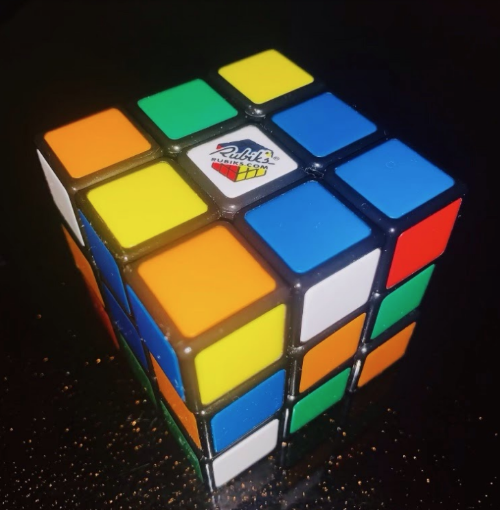 3x3 Scrambled Rubiks Cube