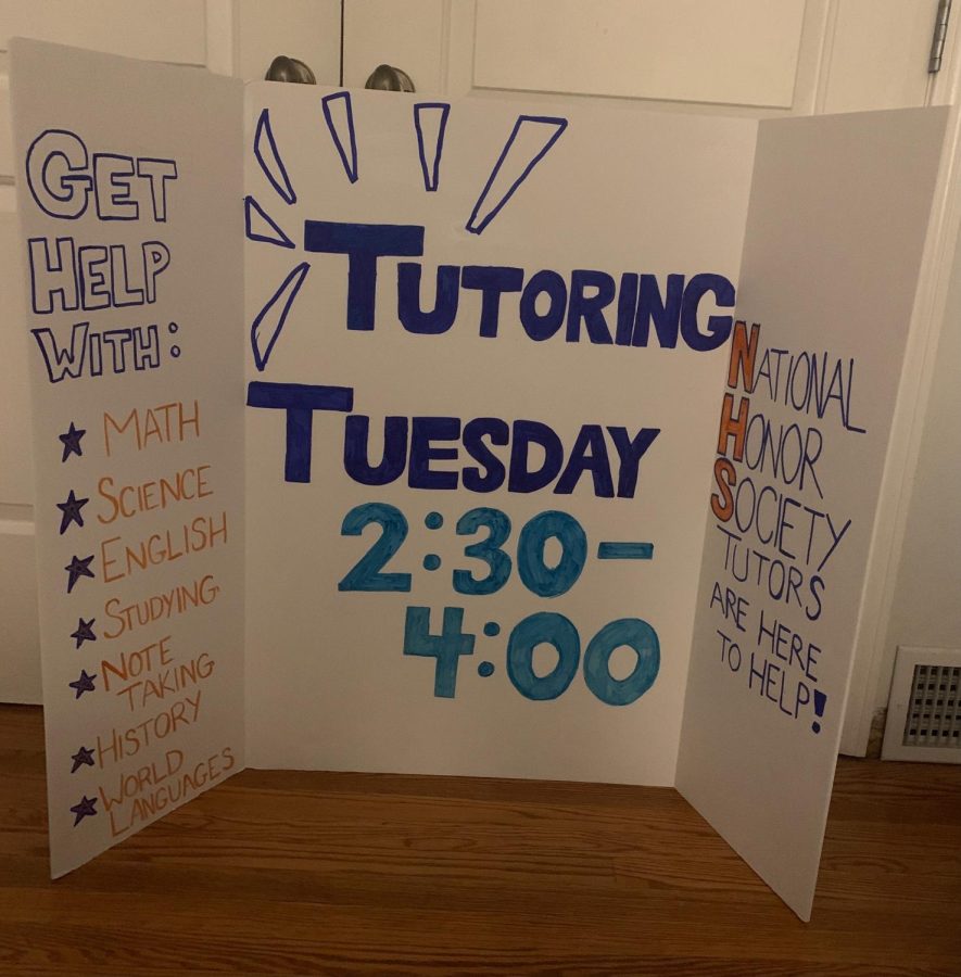 One initiative of the FLHS National Honor Society is Tutoring Tuesdays, an opportunity for students of all grade levels to receive homework help and study suggestions.