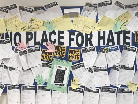 District Diversity, Equity, and Inclusion Director Ms. Digna Marte is assisting the Warde and Ludlowe High Schools in implementation of the Anti-Defamation League No Place for Hate initiative.