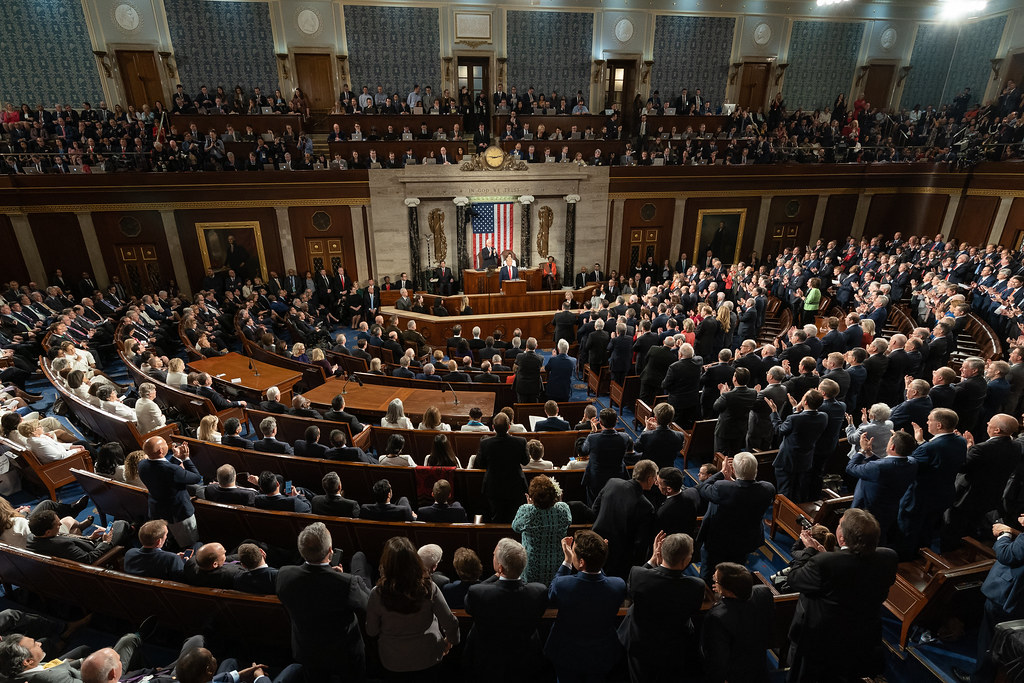 State of the Union 2020 by Trump White House Archived is licensed under PDM 1.0.
